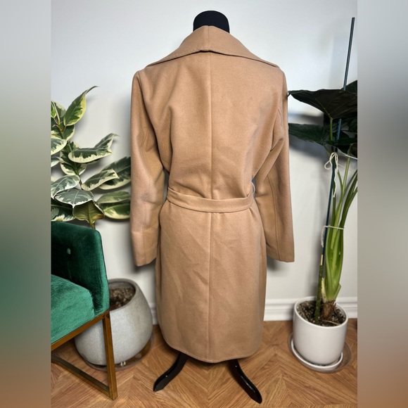 ONLY, Waist Wrap Trench Coat, Tan/Brown, Medium - Picture 7 of 10